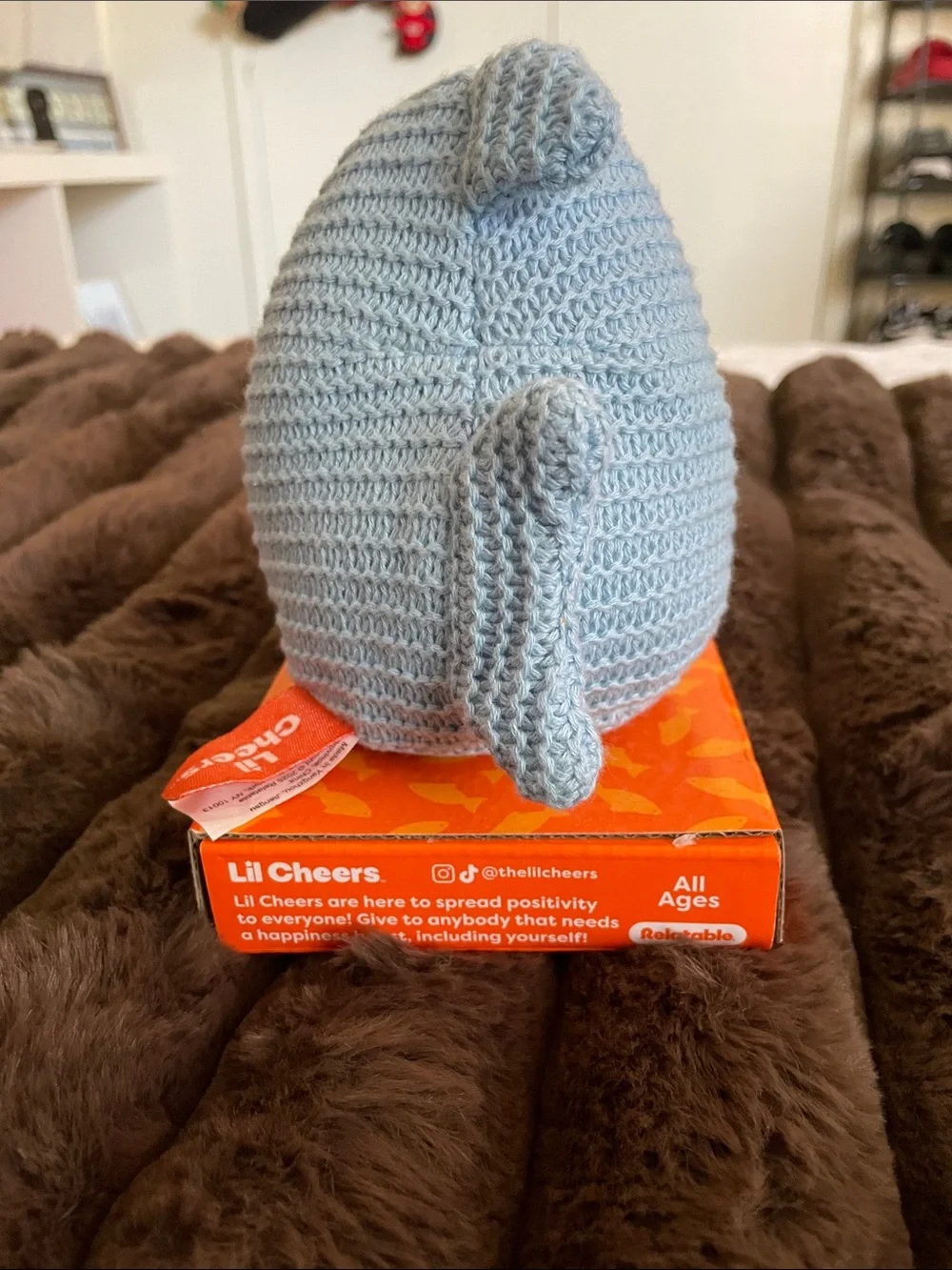 Shark Plush - Light Blue